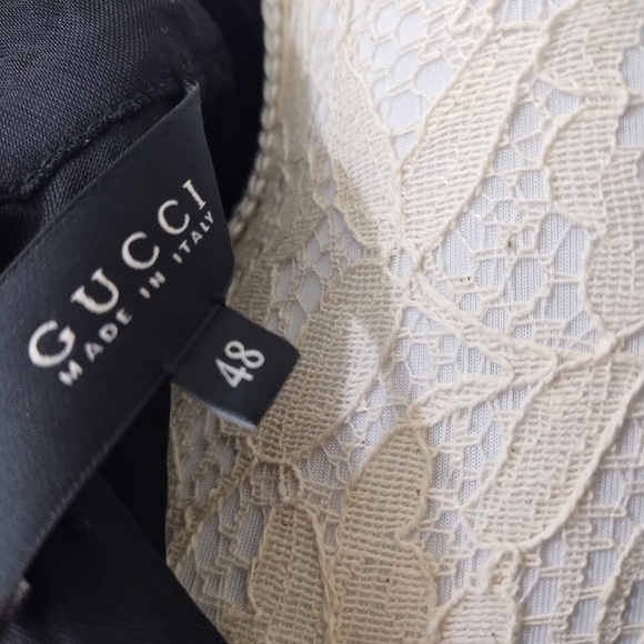 GUCCI TOP OR JACKET BLACK PYTHON - Picture 10 of 13